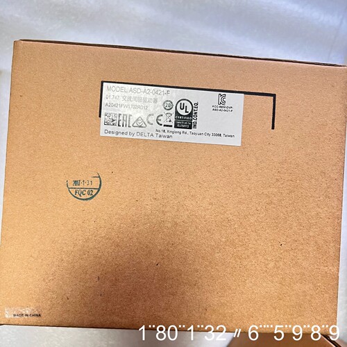 正品A2伺服电机驱动器ASD-A2-0421-F