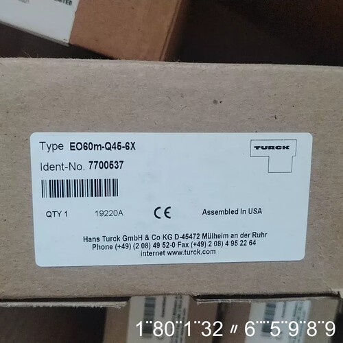 EO60m-Q45-6X光电开关，货号7700