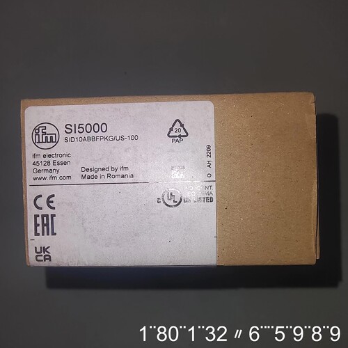 IFM SI5000传感器，型号SID10F
