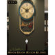 饰挂表 纯铜挂钟客厅家用时尚 轻奢现代简约时钟表创意挂墙装 新中式