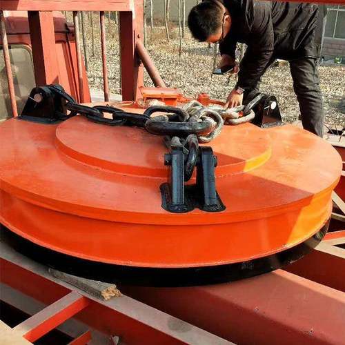 厂家出售电磁吸盘1.2米起重机吸盘高频强磁吸盘废钢铁吸盘耐用