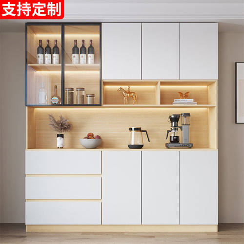 定制餐边柜一体靠墙茶水柜酒柜