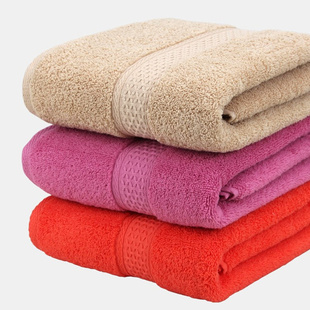 保定和德纺织品制造有限公司厂家素色纯棉浴巾 家用柔软吸水加厚b