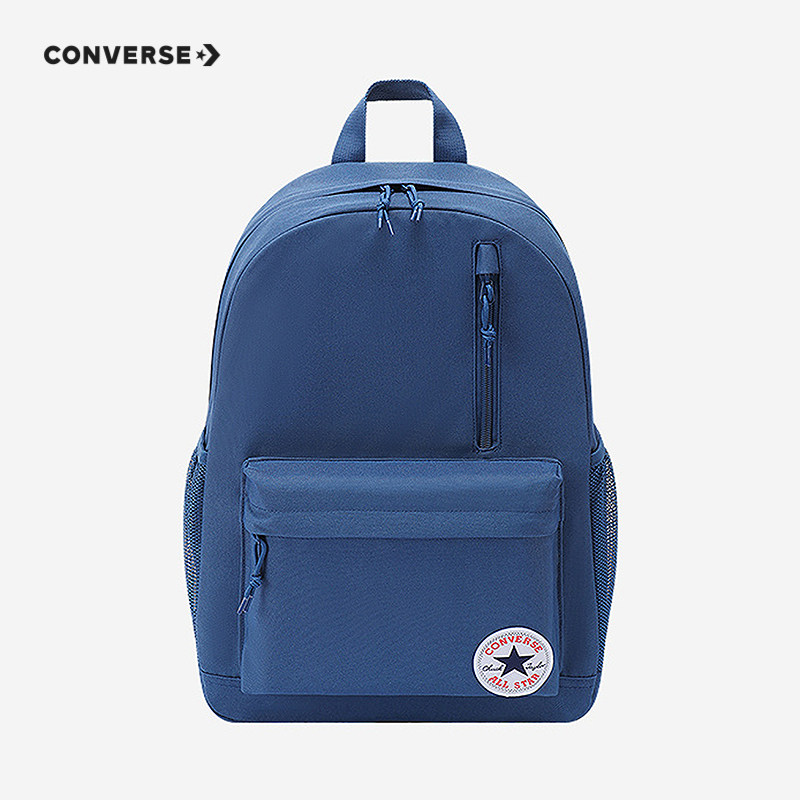 Converse匡威装甲蓝双肩包男女通用大容量轻便简约休闲背包