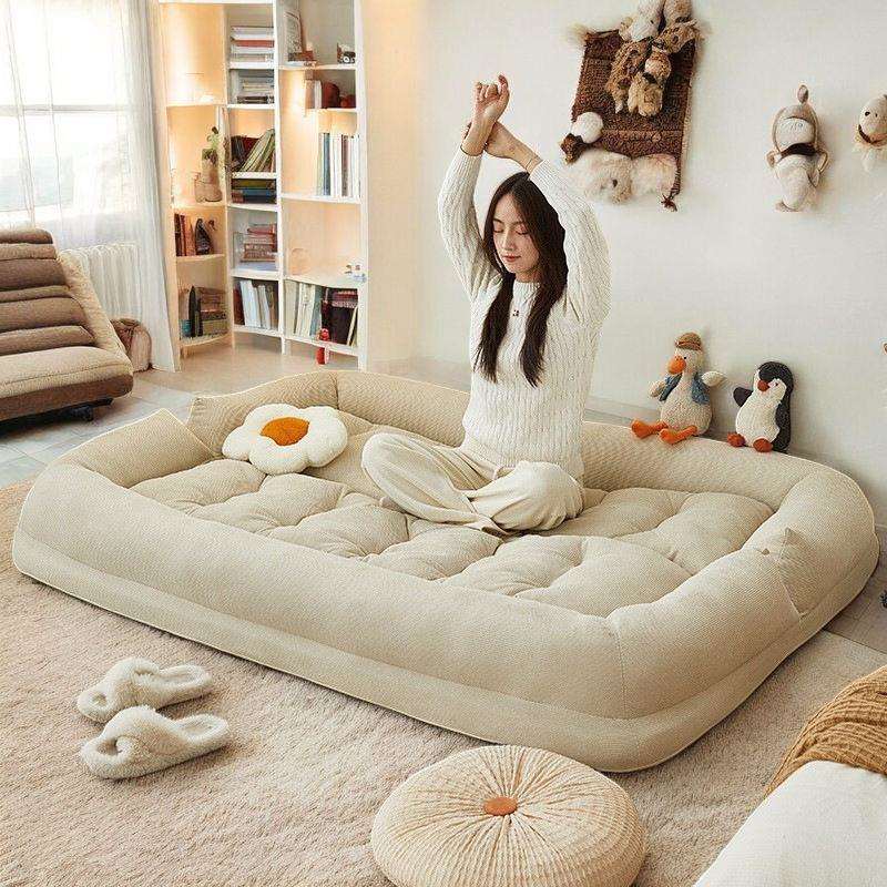 人类狗窝懒人沙发沙发床单人榻榻米巨大双人折叠阳台卧室房间网红