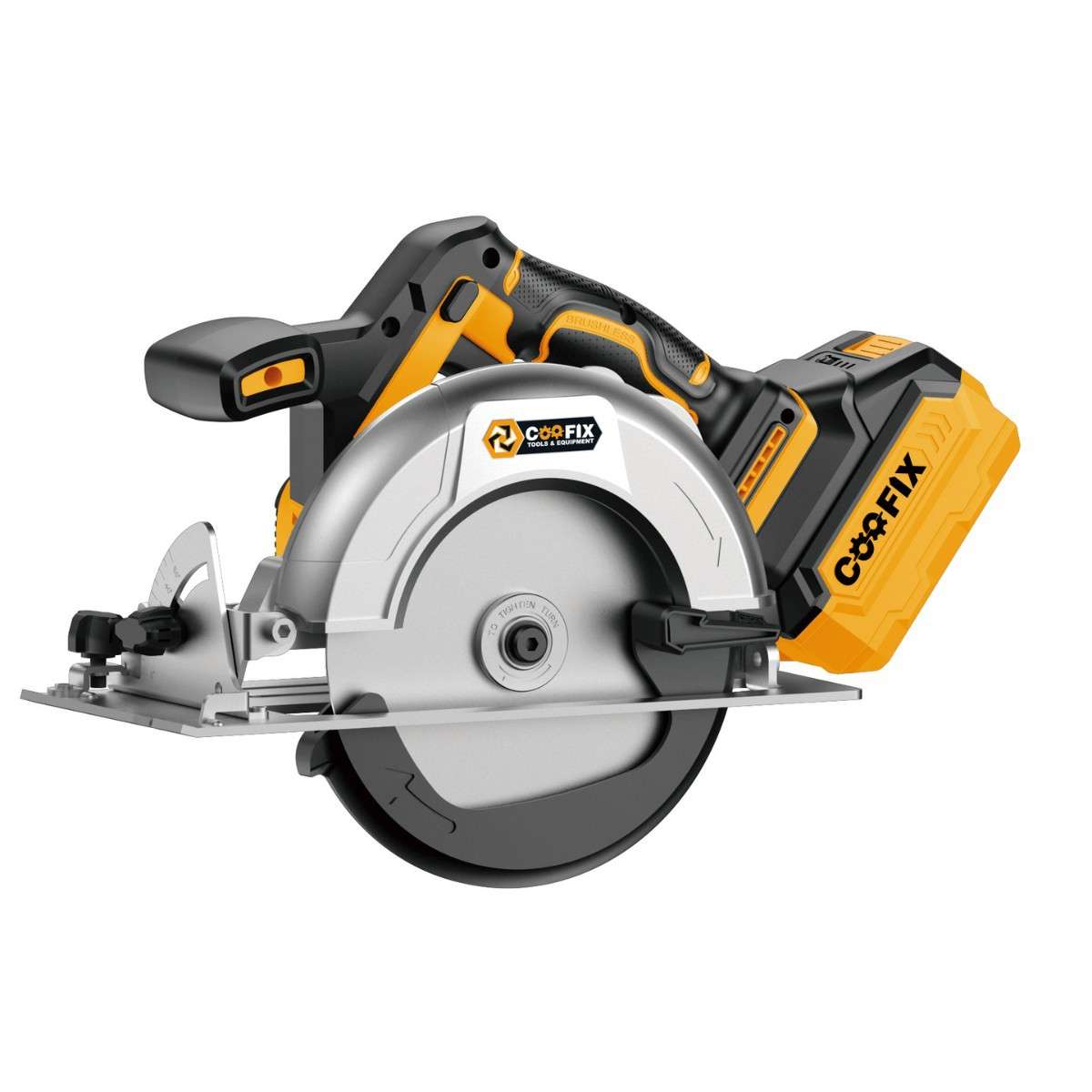COOFIX 库菲 锂电5寸电圆锯 款充电无刷手提锯石材单手锯