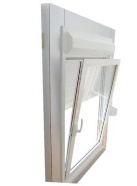 塑钢内开内倒窗带遮阳帘实德875×1335mm