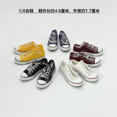 ZYTOYS1/6女鞋绑带低帮运动鞋