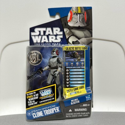 正版现货3.75寸 星球大战孩之宝 克隆人clone trooper