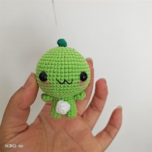 毛线玩偶成品毛线挂件手工编织挂件成品手工钩针玩偶钩.织挂件成