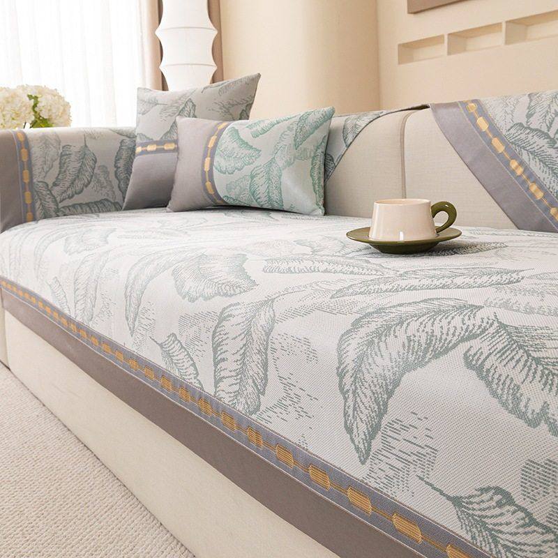 跨境发轻奢沙发垫子四季通用级感防滑透气防猫抓不沾毛坐垫套,居家布艺,沙发垫,淘宝优惠券,粉丝福利购,淘宝优惠卷