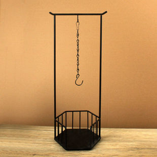 铁艺架 凉炉架炭炉架子带钩茶道零配炭炉煮茶套装砂铫壶日式防烫