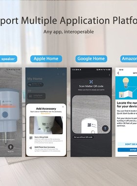 matter国标欧规wifi智能触摸开关HomeKit, Google, hom.e扫码直连