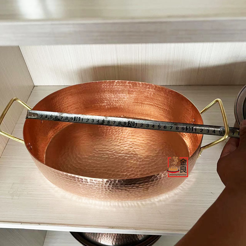 加厚纯紫铜e火锅水煮鱼铜锅沸腾鱼铜盆纯手工纯铜鱼锅铜鱼盘,厨房/烹饪用具,火锅,淘宝优惠券,粉丝福利购,淘宝优惠卷