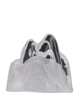 简约现代透明水晶冰山摆q设软装饰品家居样板间玄关电视柜桌面摆