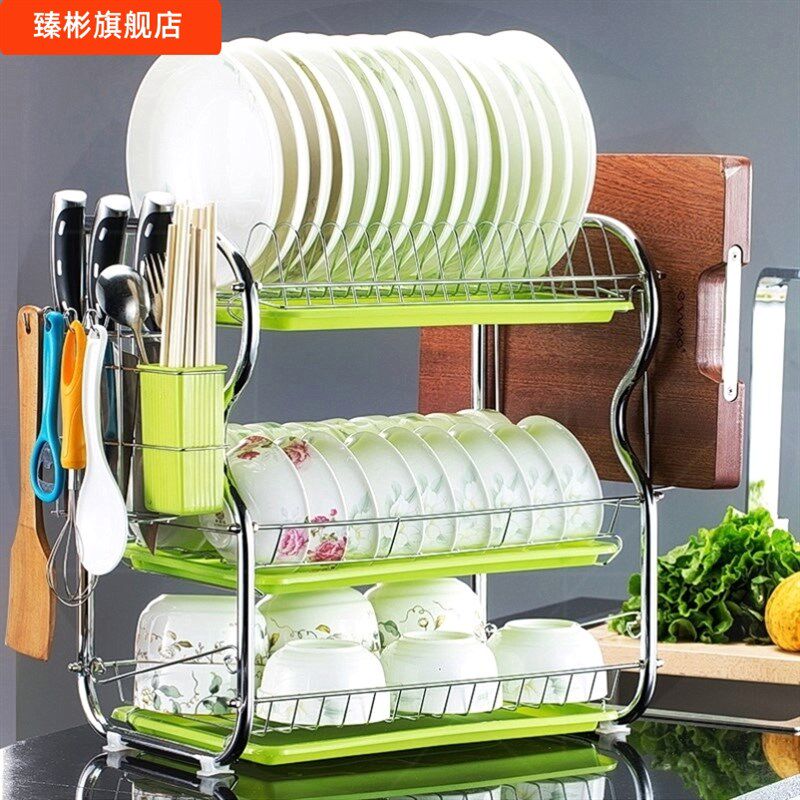 架子放碗的多h功能厨房置物家用筷子收东西刀具挂装盘子和收纳碗