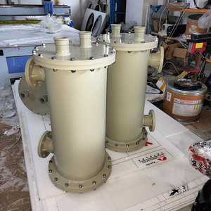 PP塑胶壳管式蒸发器换热器耐高温伴热设备工业冷水机列管式冷凝器