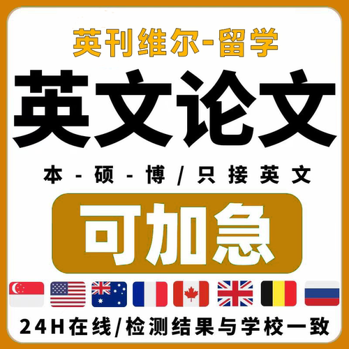 留学生专用英文论wen各科英语essay博士本科论文查重ai检测服务