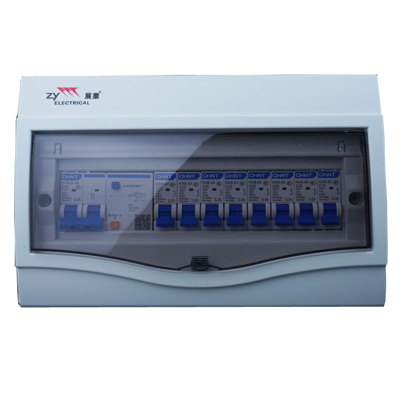 塑料明装暗装9家用10位 12回路室内照明配电箱强电空气开关盒pz30