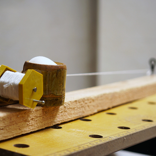 墨斗老式竹制墨仓木制手柄摇动划线器手劵式墨斗装修木工画线工具