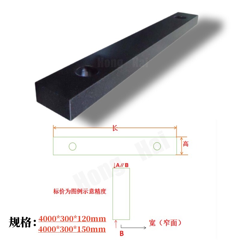 大理石方尺平尺00级高精度济南青机床检具量具直尺方箱方规直角尺