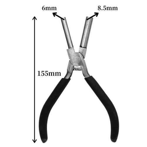 圆嘴钳手工钳子迷你珠宝钳耳钩绕线串珠卷针发钗簪棍发夹掰弯工具