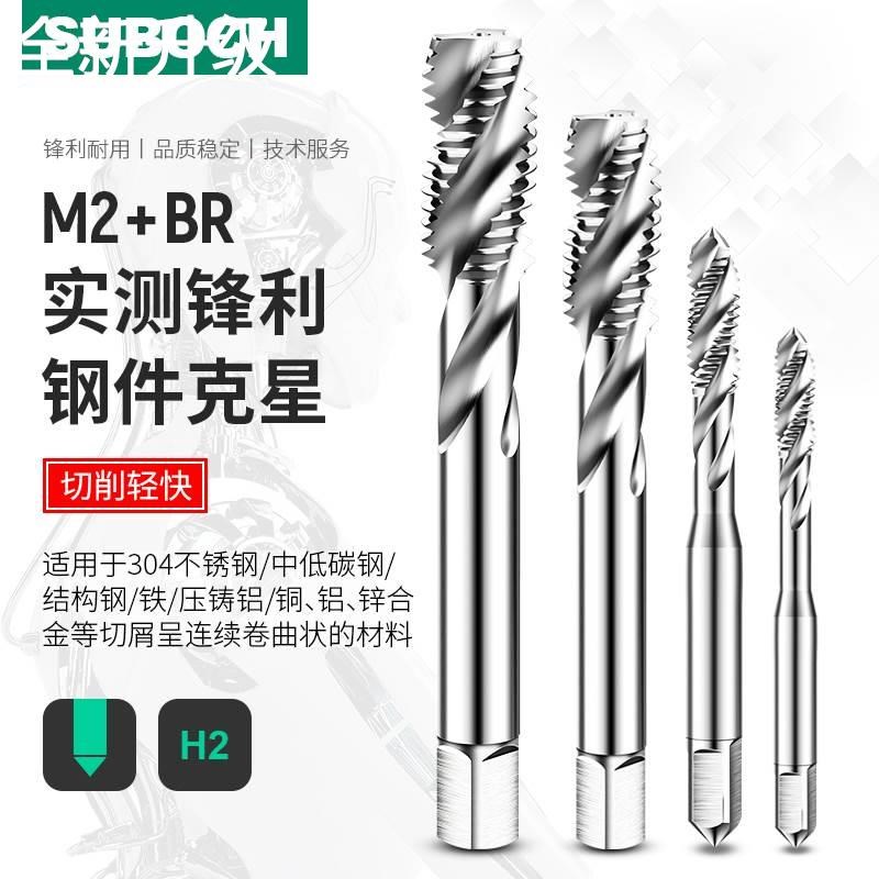 新款槽丝螺纹M细牙攻丝锥丝攻25M26M27m28m30*1*1.25X1.5X2X3x3.5
