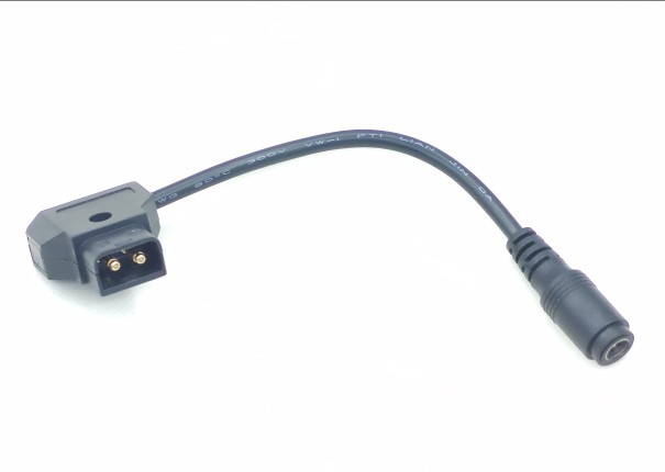 DC2.1公头转D-Tap母头 电源转接线 5521转B型口 V口电池供电