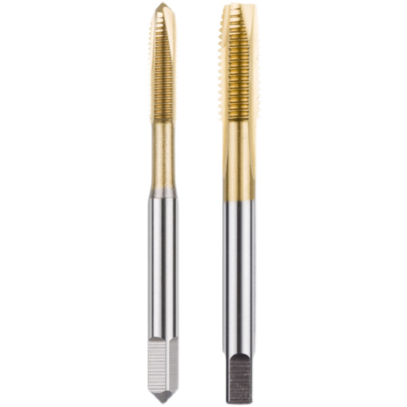 M35镀钛先端丝攻直槽含钴不锈钢螺尖机用丝锥细牙涂层全磨制