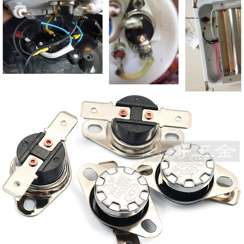 KSD301常闭温度开关KSD302温控开关40度150度突跳式PTC过热保护器