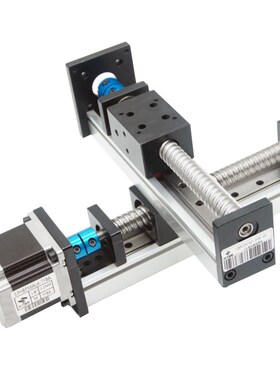 SGX/CBX直线滚珠丝杆导轨滑台带滑块模组配42/57/60步进电机现货