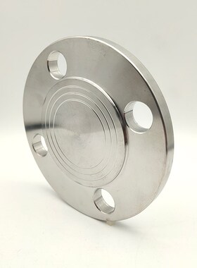 304/316L不锈钢法兰盲板 PN10/16公斤RF凸面GB5010-58法兰盖堵板