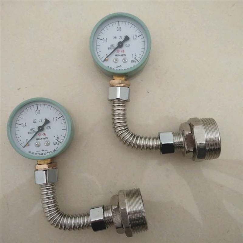 地暖分水器压力表地热压力表2分4分6分1寸1.2寸测水压打压0-1mpa