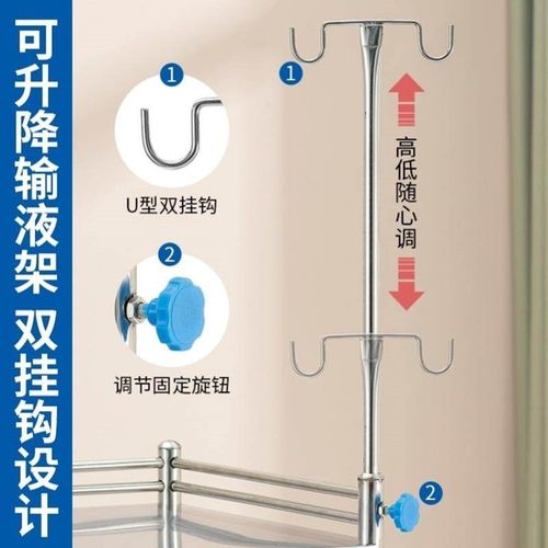 输液治疗车医用小推车不锈钢护士护理吊瓶送药车手术器械台工具车
