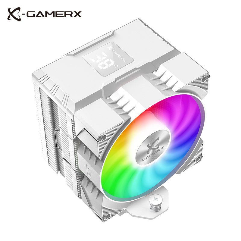 未知玩家Z1300散热器CPU风扇温显四铜管ARGB数显1700电脑塔式风冷