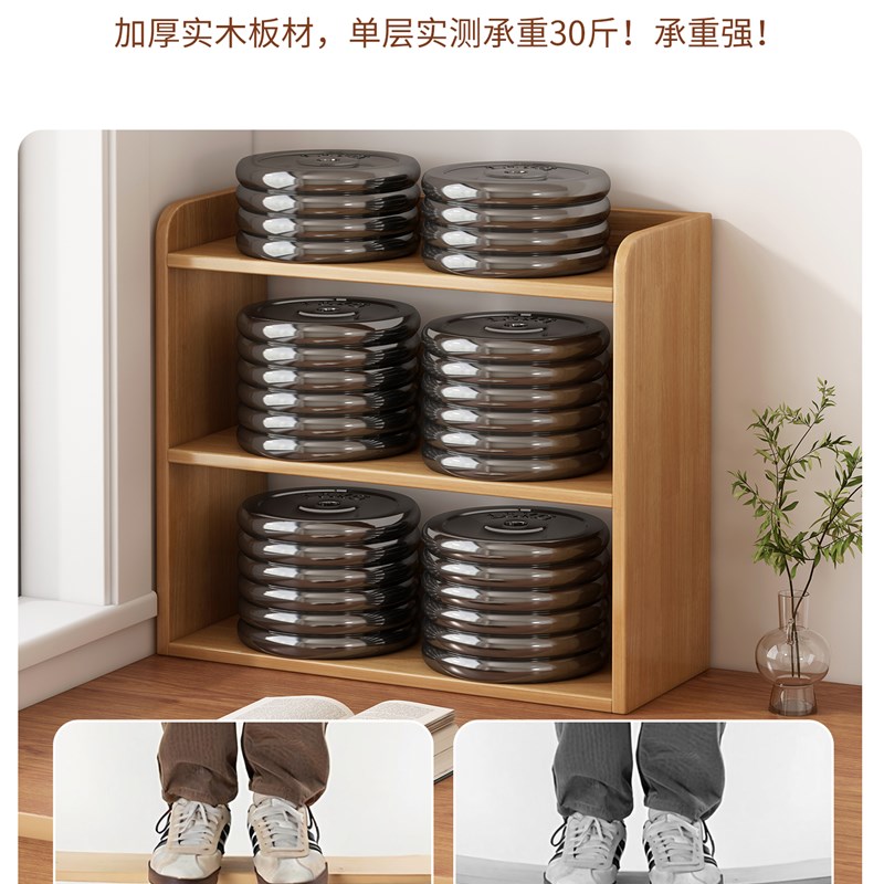 桌面置物架桌上立式多层小书架家用实木洞洞板学习书桌收纳展示架