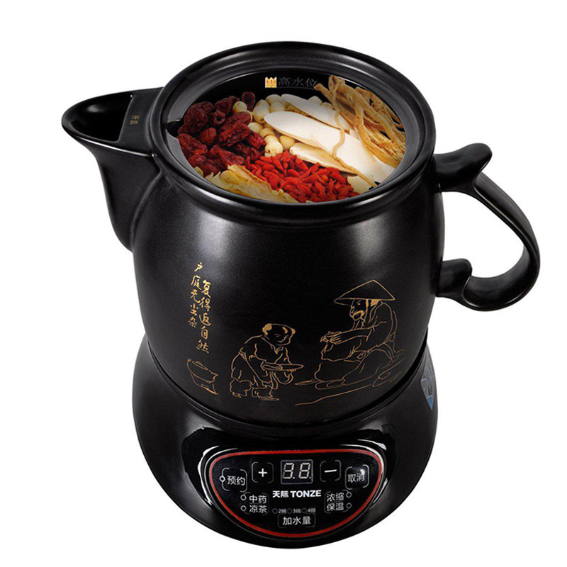 Tonze/天际BJH-300D分体式陶瓷养生壶中药壶煎熬药全自动电煎药壶
