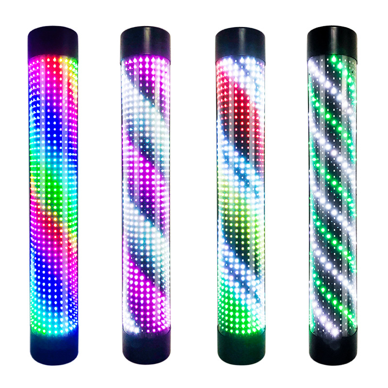 美容美发转灯h挂墙led发廊转灯防水标志灯箱户外理发店转灯挂壁