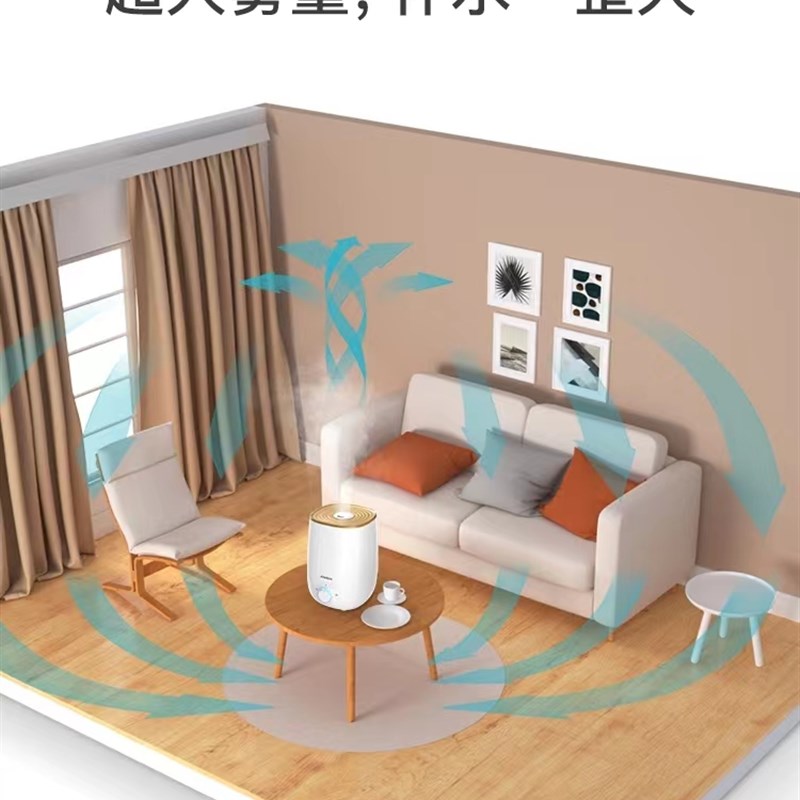空气湿润器空调干燥湿气s机加湿器客气净化器家用放湿器小型夏天