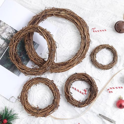 藤圈藤环花店DIY手工门挂花环