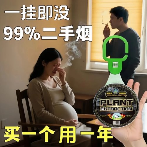 德国专研除烟味神器室内房间净化祛二手烟净烟车内宿舍麻将馆排烟