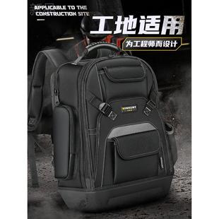维修工具背包双肩工具包结实耐用帆布多功能电工工具包结实耐用