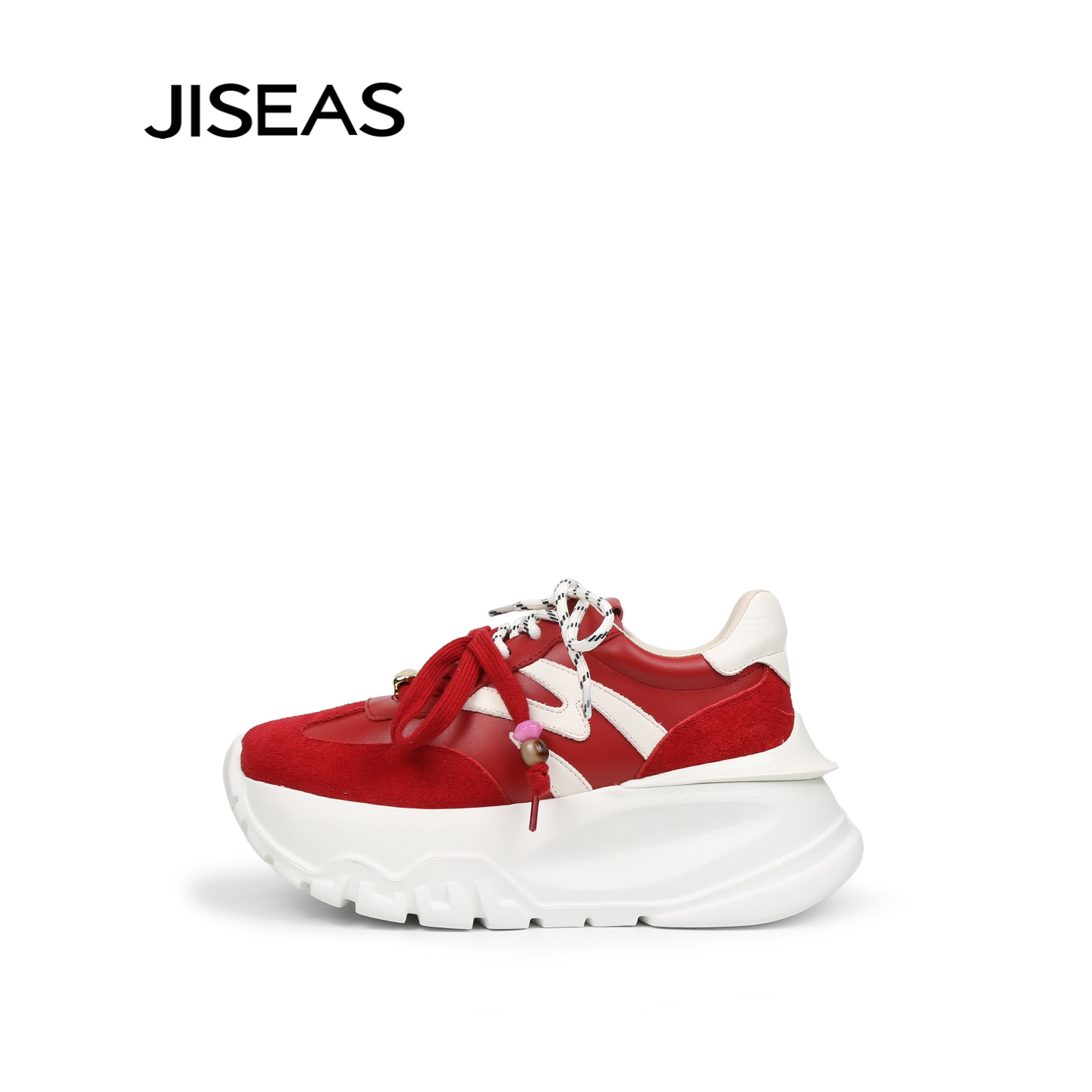 百搭运动厚底德训鞋女