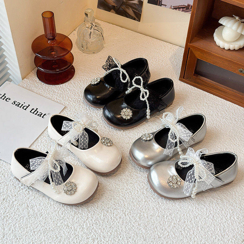 真皮女童小皮鞋2026春秋新款玛丽珍鞋洋气女宝公主鞋软底演出单鞋