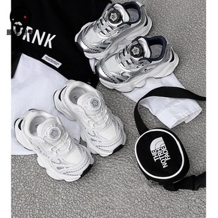 春秋季 男女童休闲鞋 新款 百搭学生老爹鞋 透气跑步鞋 儿童网面运动鞋