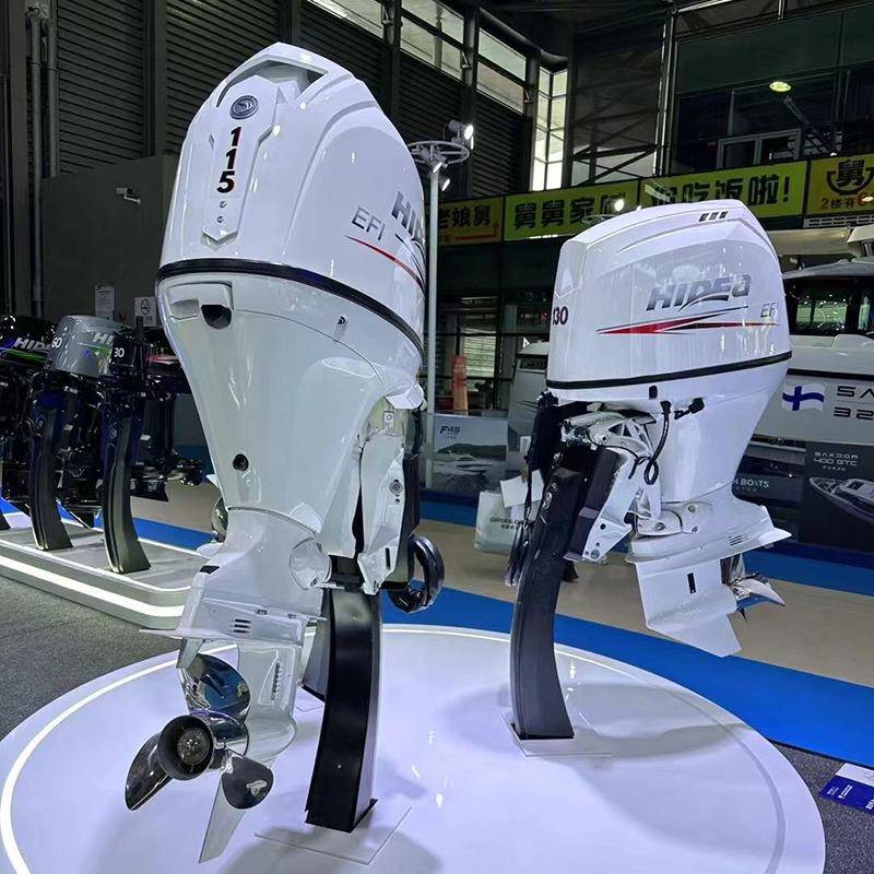 4冲电喷船外机 冲锋舟推进器皮划艇橡皮艇船用马达汽油挂浆机