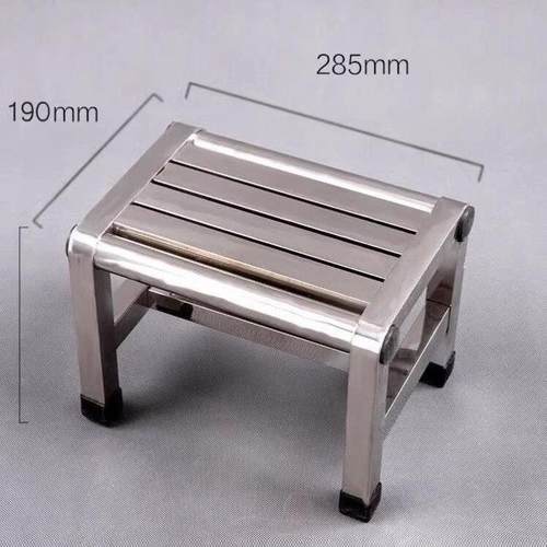 防水不锈钢矮凳浴室防滑凳不锈钢加厚凳子马桶凳脚凳凳子不锈钢腿