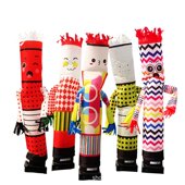 空中舞星气模人卡通气球人庆典人偶跳舞人开业招手气模人