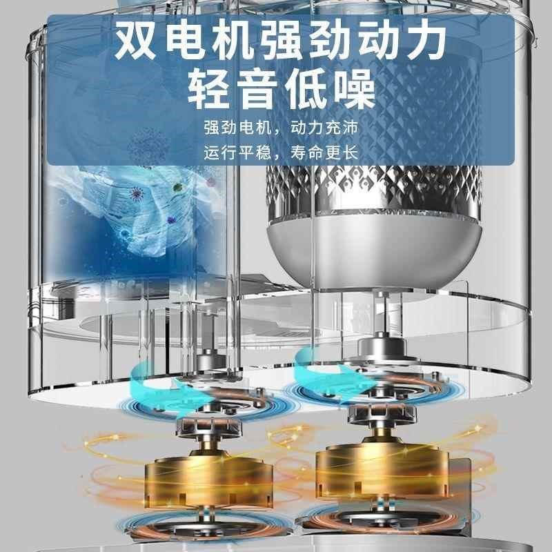 VCJ半自动大容量家用双动力特价双缸双筒小型脱X水迷你洗衣机