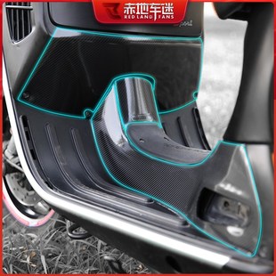 适用Vespa HPE保护贴膜碳纤维贴贴花R贴画贴纸车贴防水改 GTS300